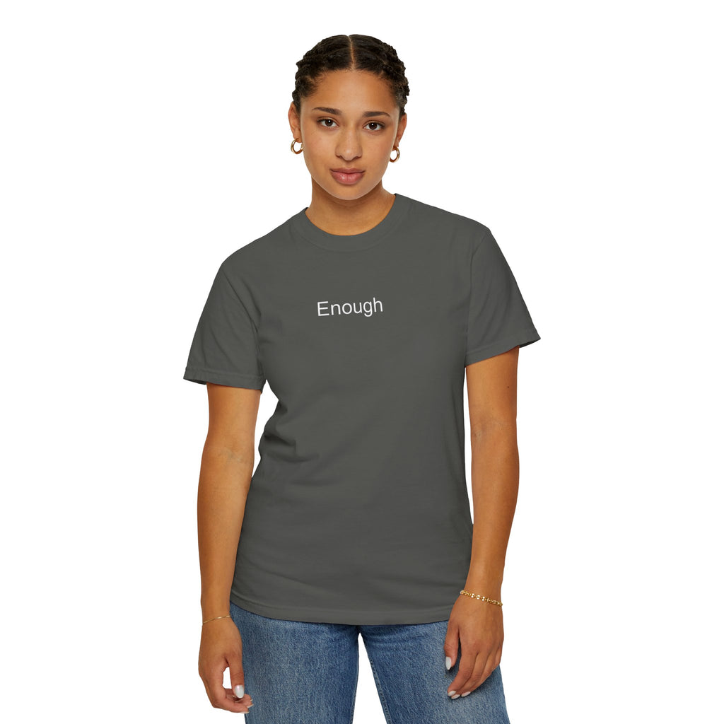 Enough Crown T-Shirt — Minimal Self-Worth Graphic Tee