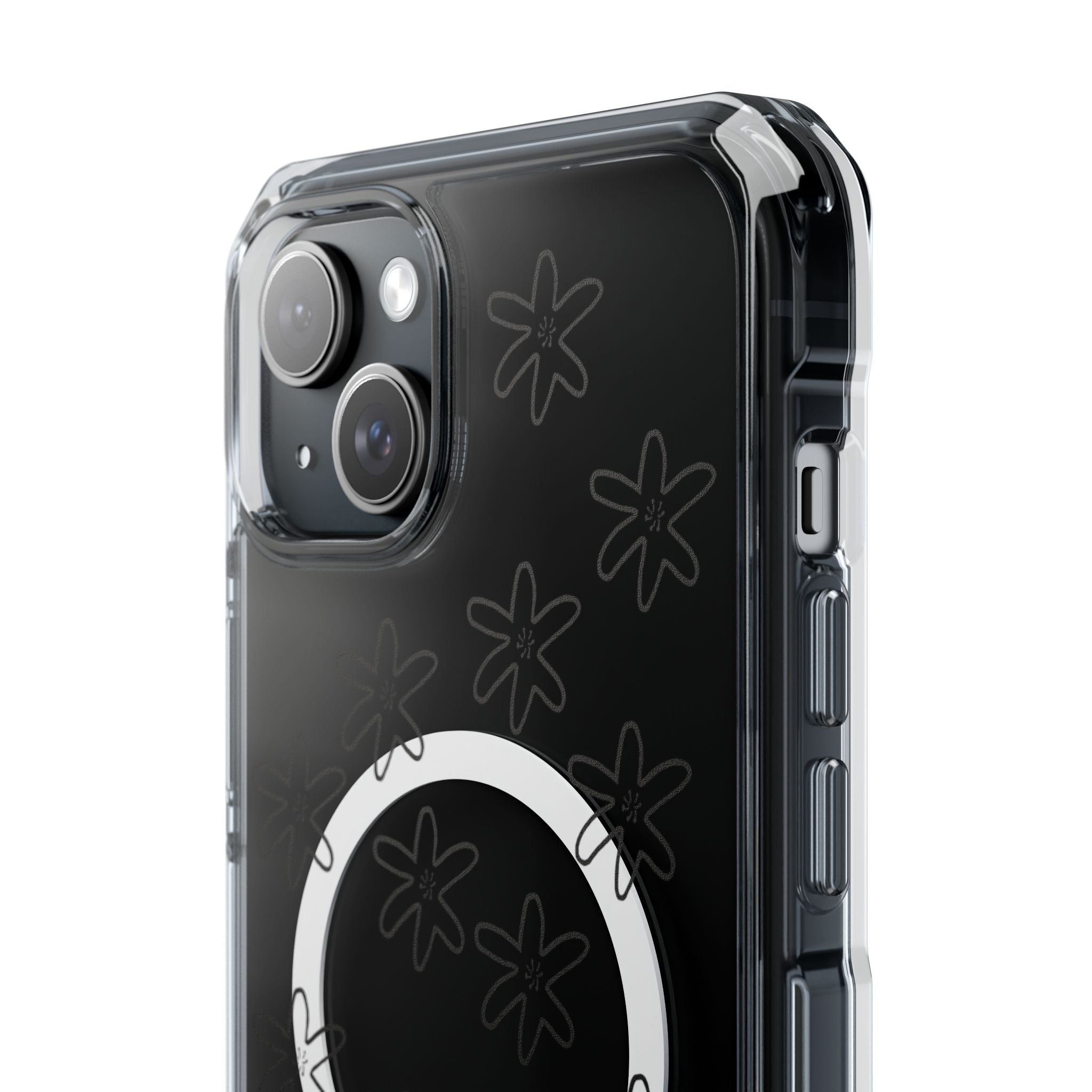 Lilie- Clear Magnetic Phone Case with Magsafe Ring — Slim Protective iPhone Cover