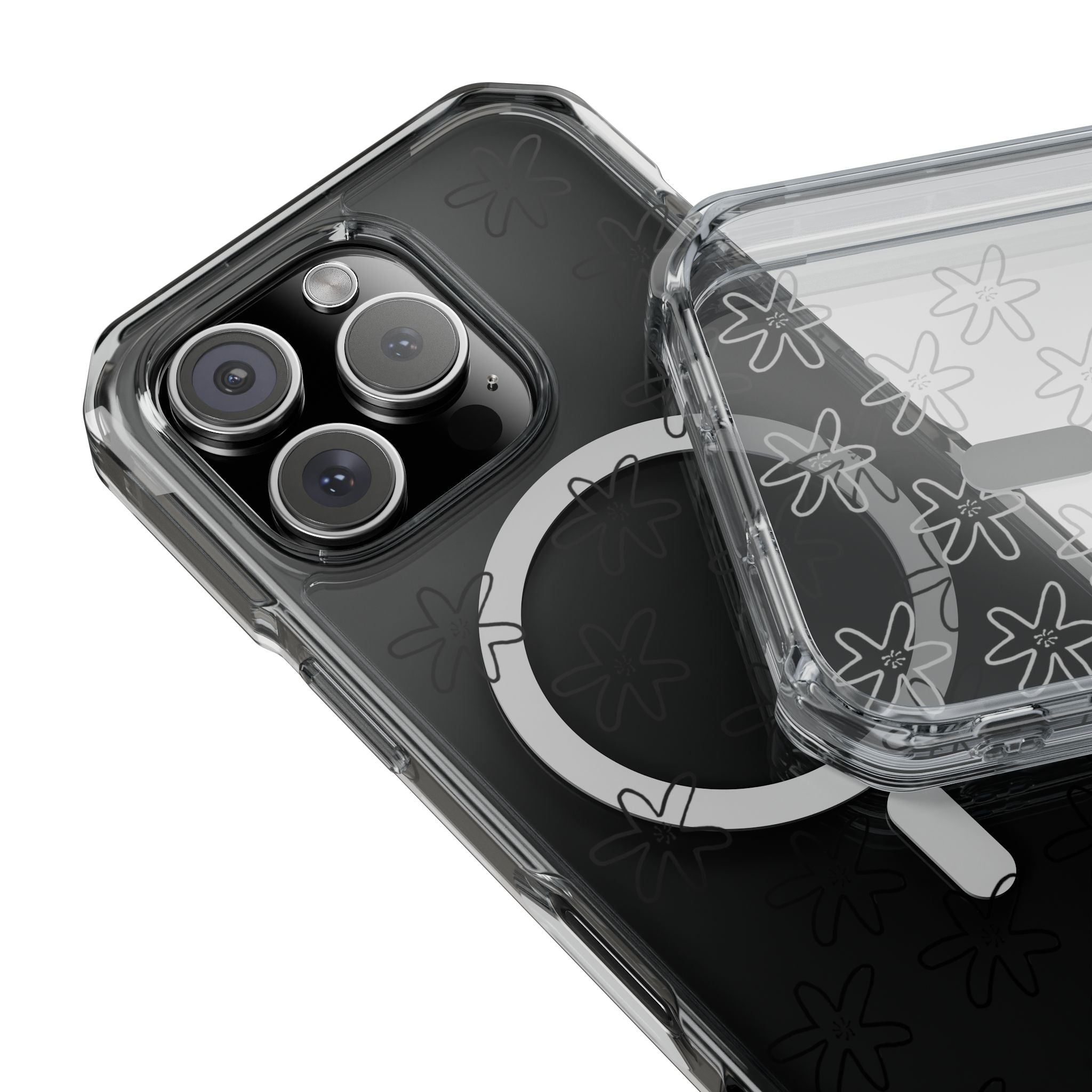 Lilie- Clear Magnetic Phone Case with Magsafe Ring — Slim Protective iPhone Cover