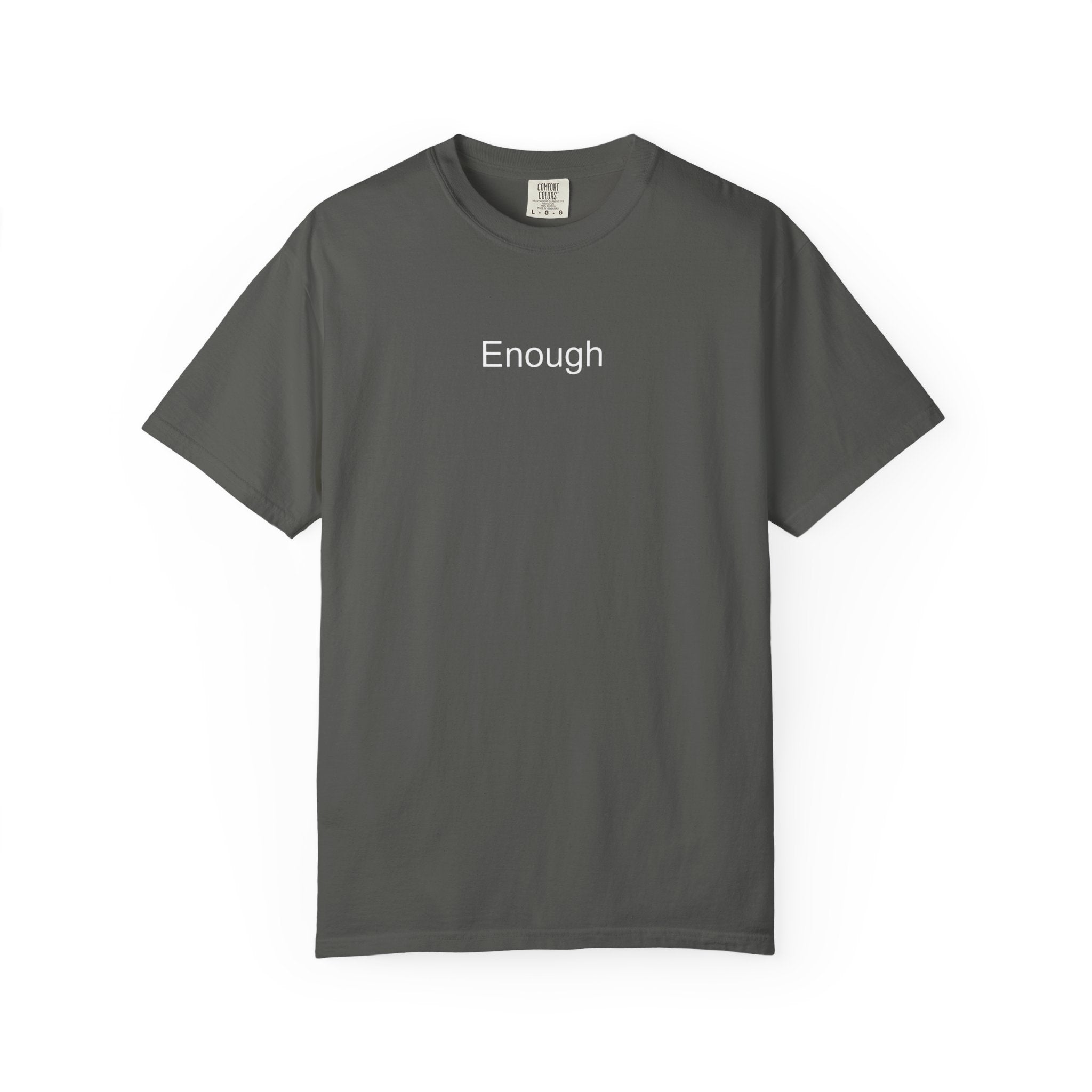 Enough Crown T-Shirt — Minimal Self-Worth Graphic Tee
