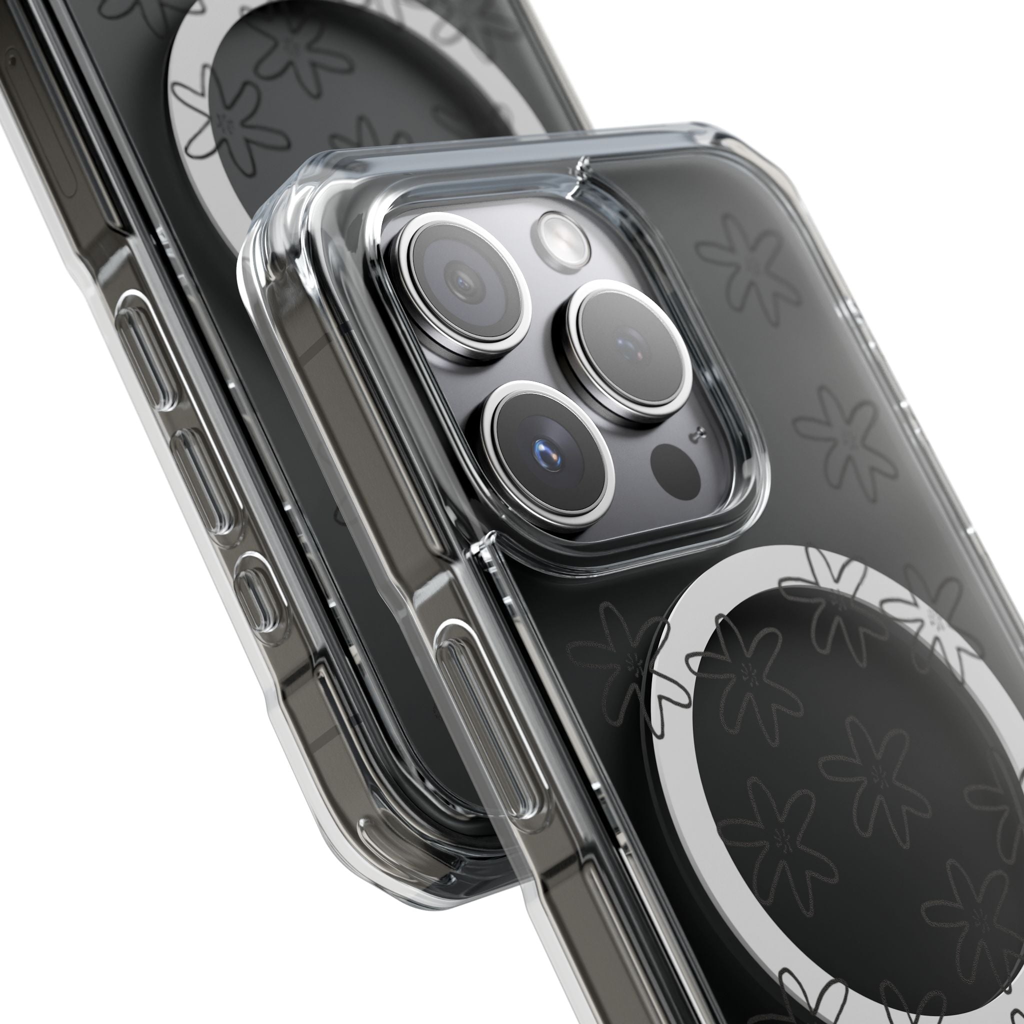 Lilie- Clear Magnetic Phone Case with Magsafe Ring — Slim Protective iPhone Cover