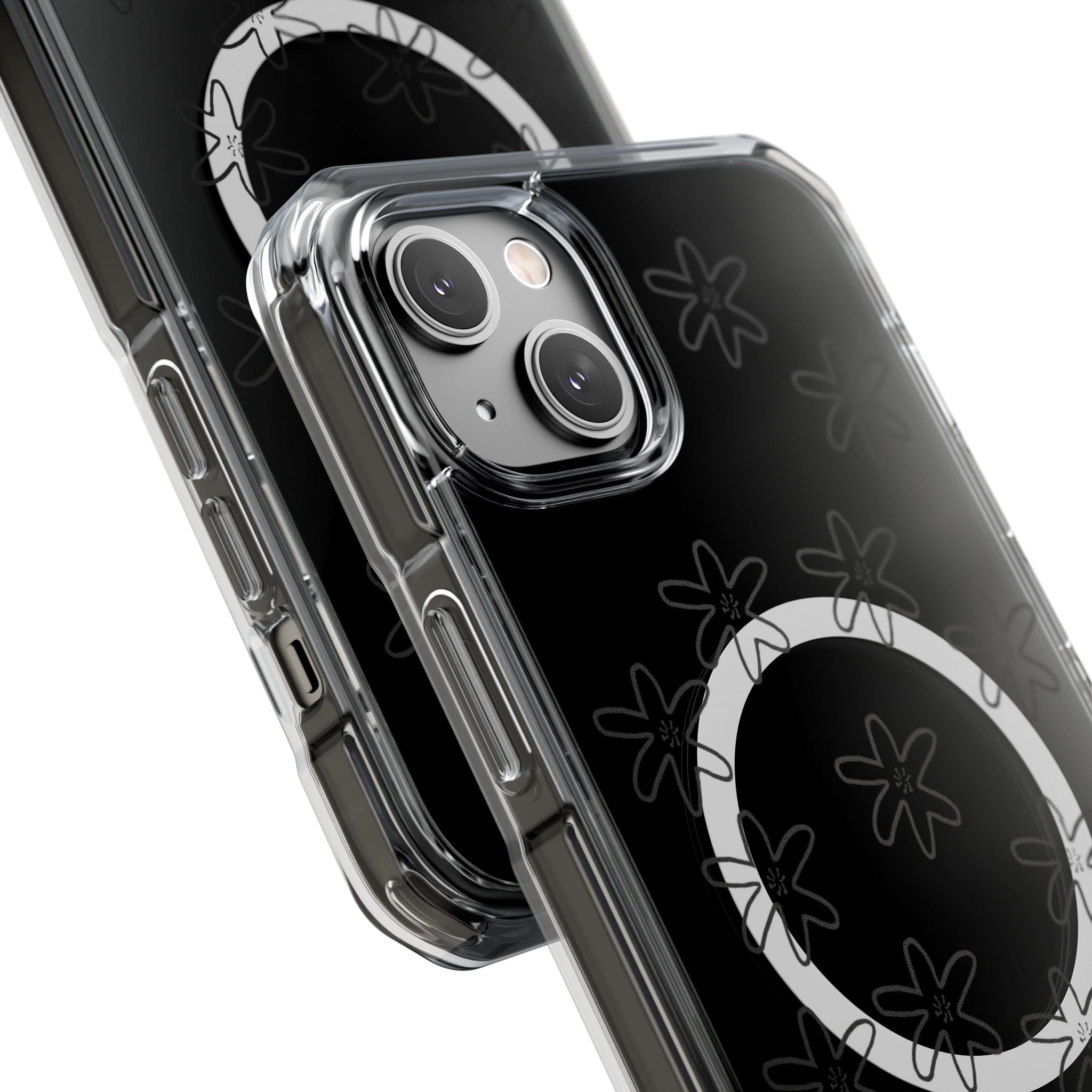 Lilie- Clear Magnetic Phone Case with Magsafe Ring — Slim Protective iPhone Cover