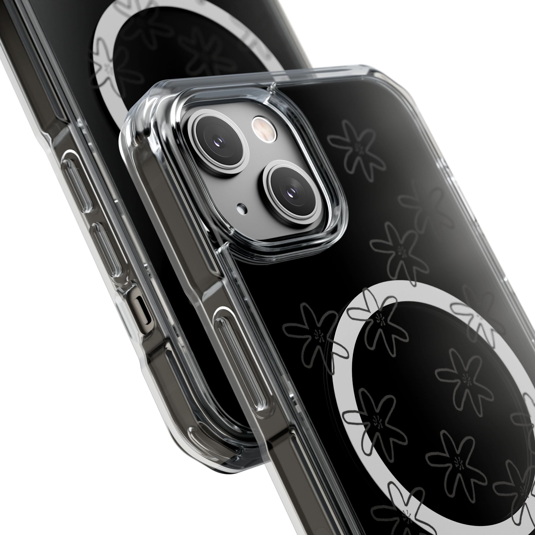 Lilie- Clear Magnetic Phone Case with Magsafe Ring — Slim Protective iPhone Cover