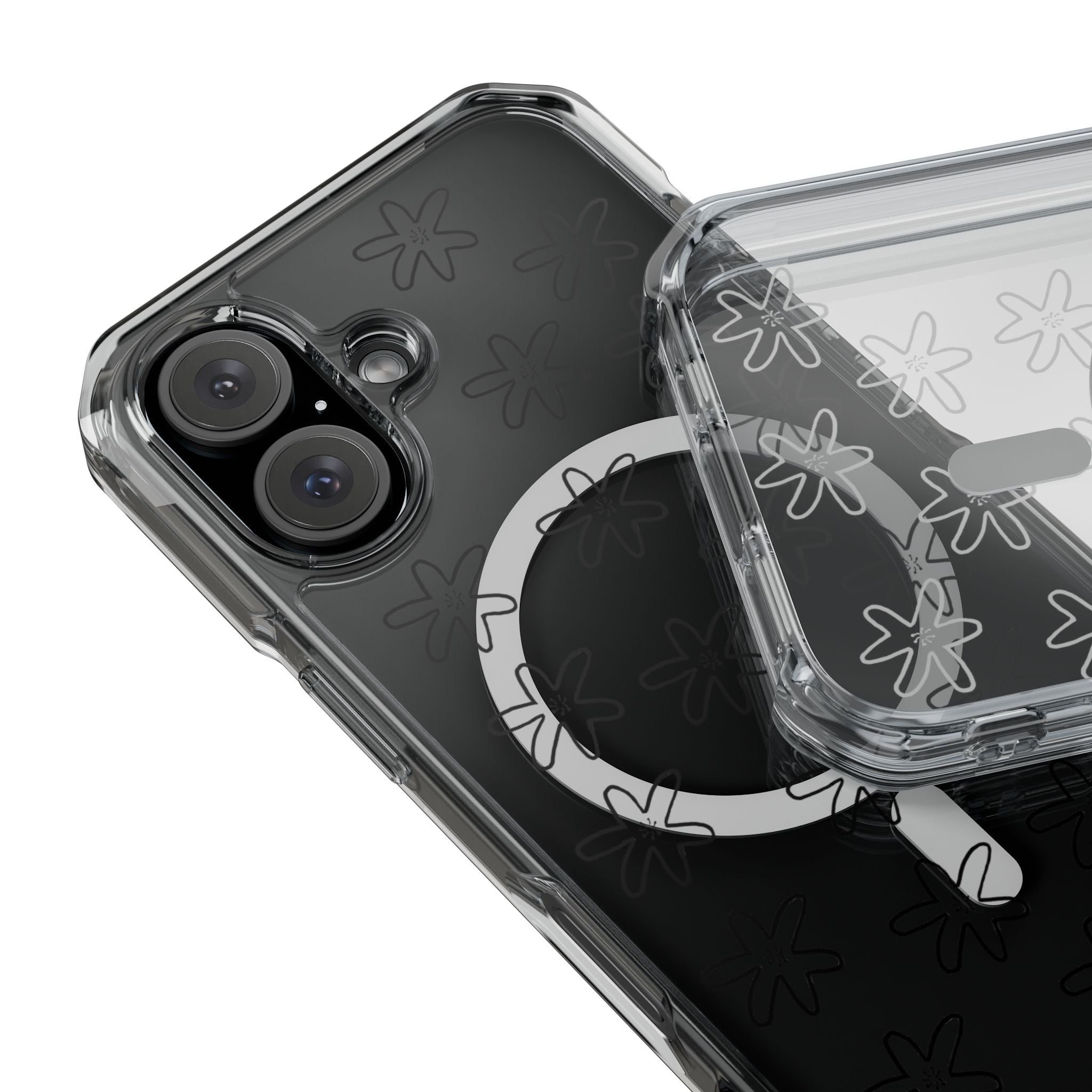 Lilie- Clear Magnetic Phone Case with Magsafe Ring — Slim Protective iPhone Cover