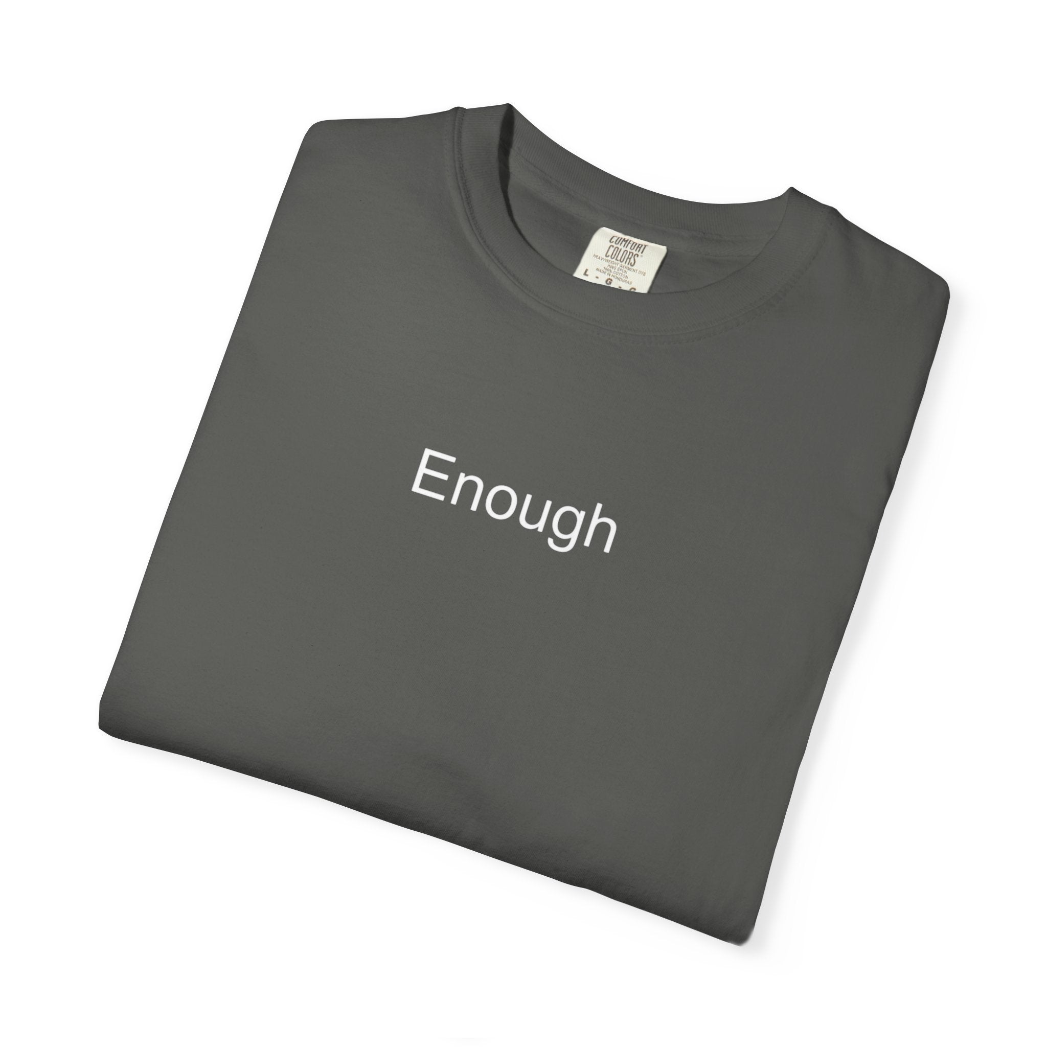 Enough Crown T-Shirt — Minimal Self-Worth Graphic Tee