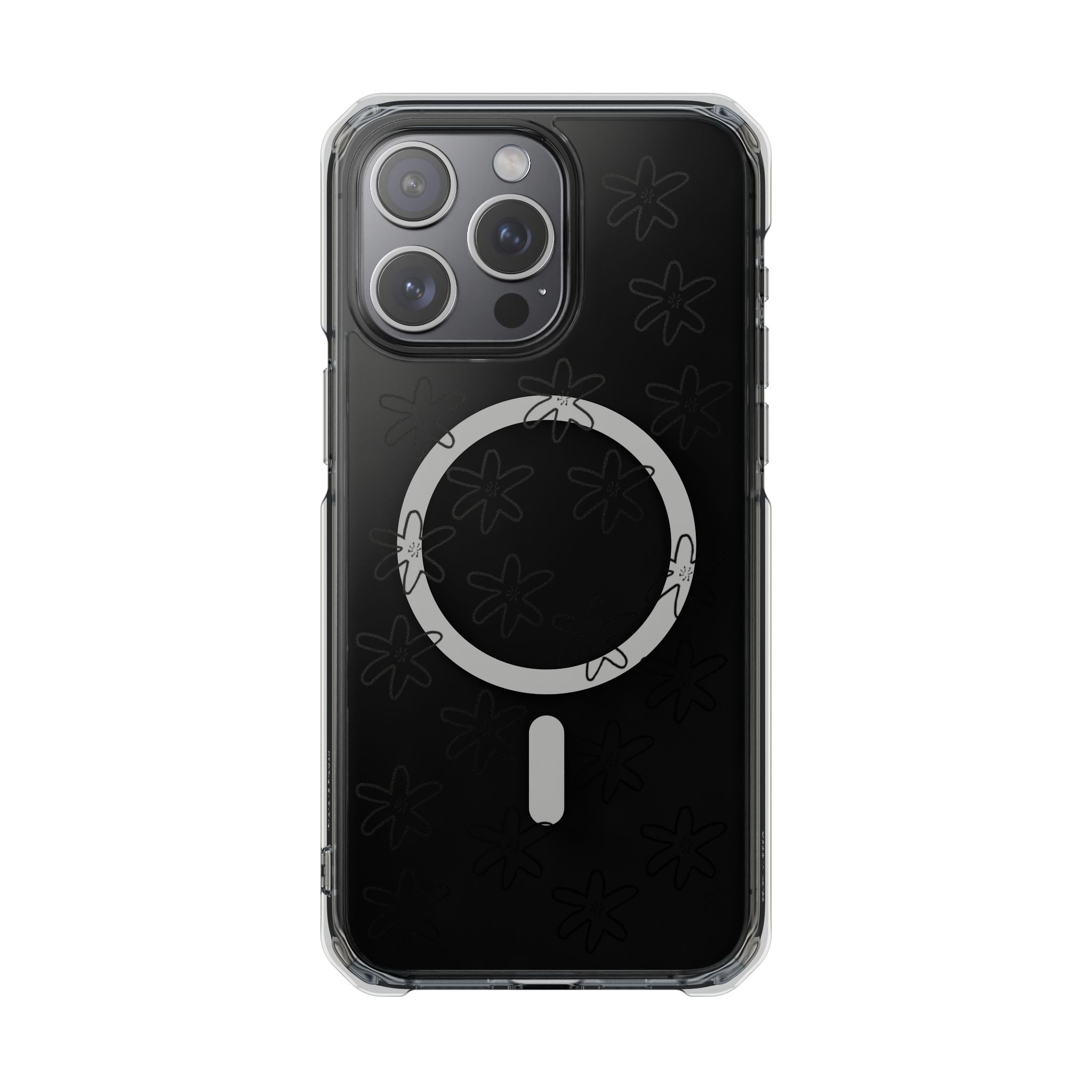 Lilie- Clear Magnetic Phone Case with Magsafe Ring — Slim Protective iPhone Cover
