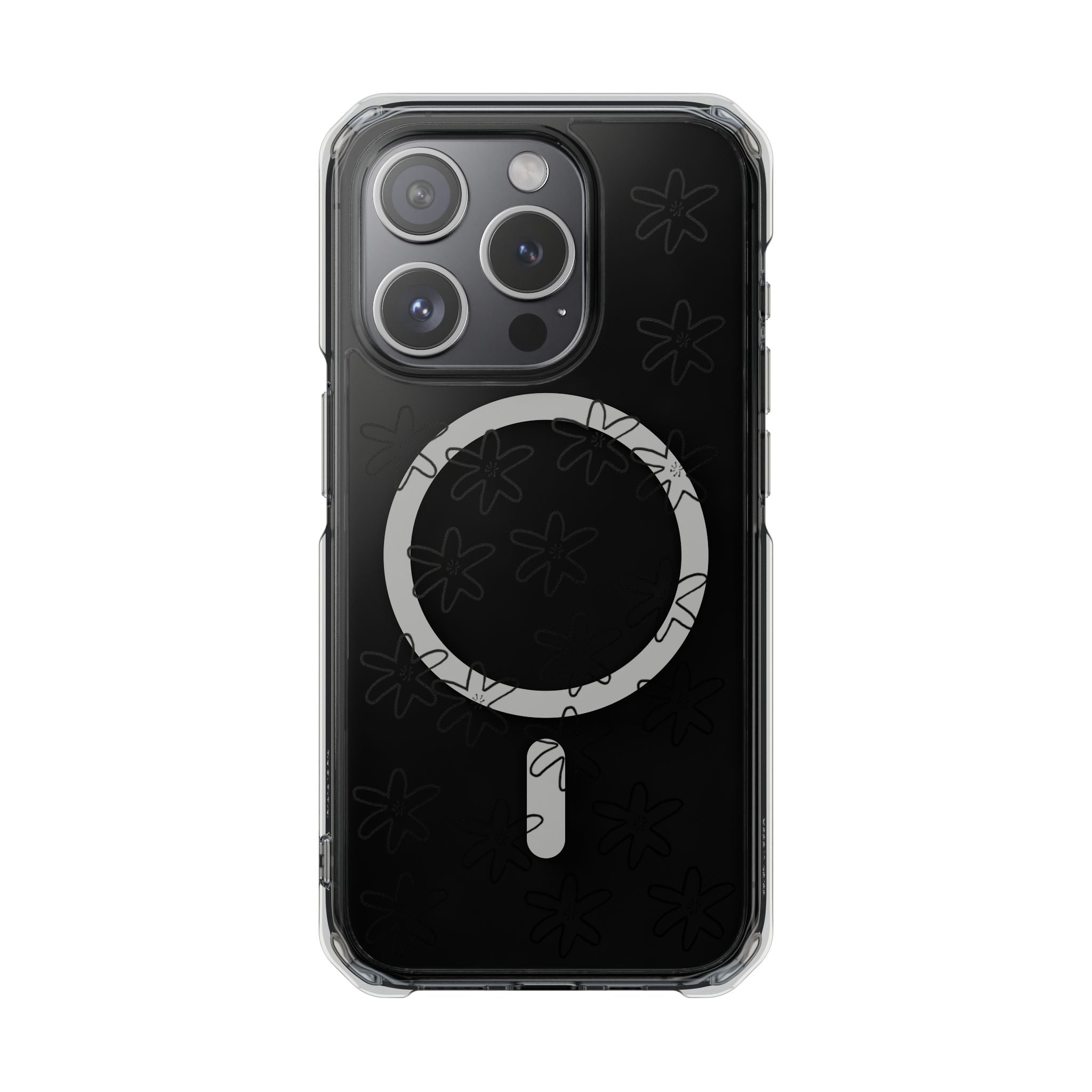 Lilie- Clear Magnetic Phone Case with Magsafe Ring — Slim Protective iPhone Cover