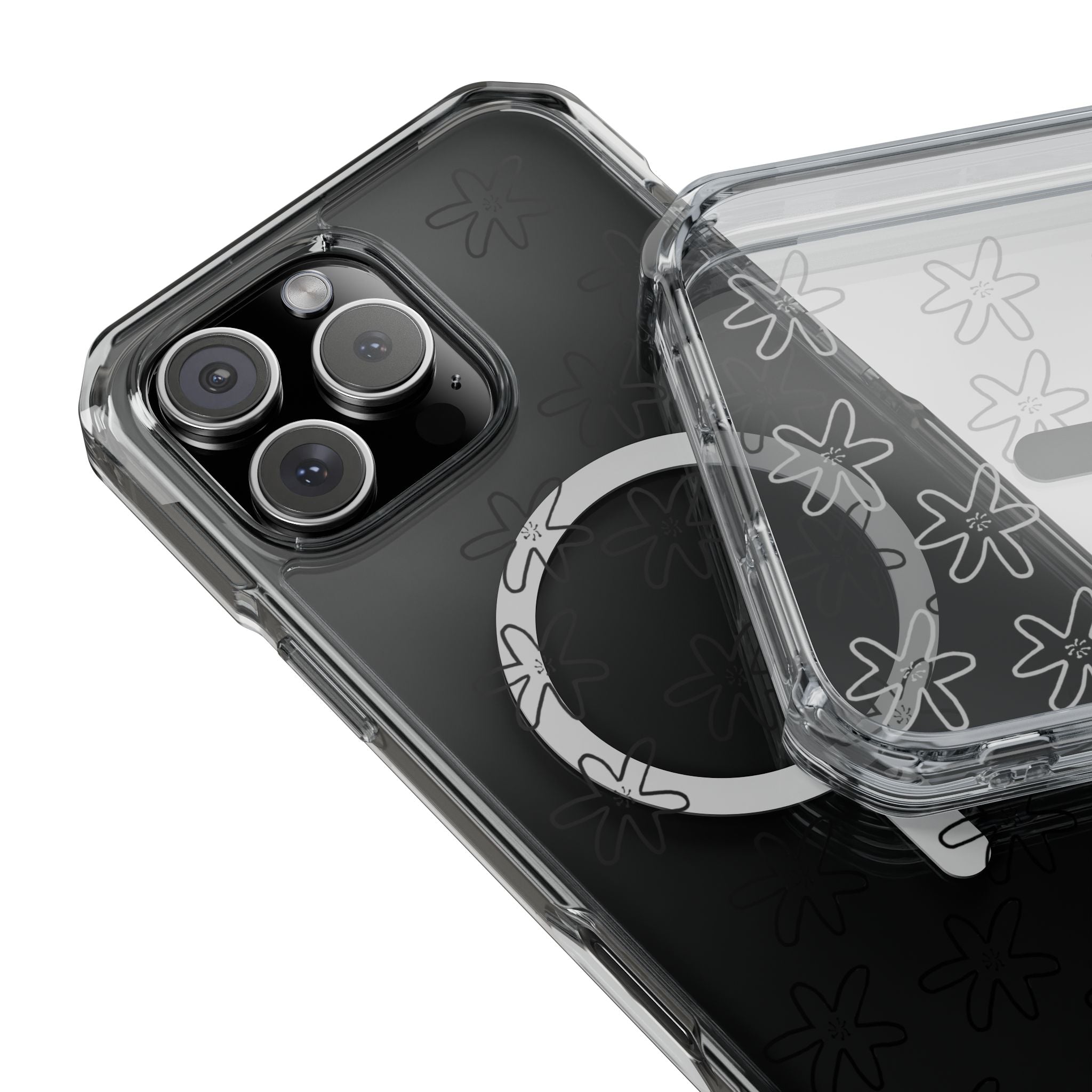 Lilie- Clear Magnetic Phone Case with Magsafe Ring — Slim Protective iPhone Cover