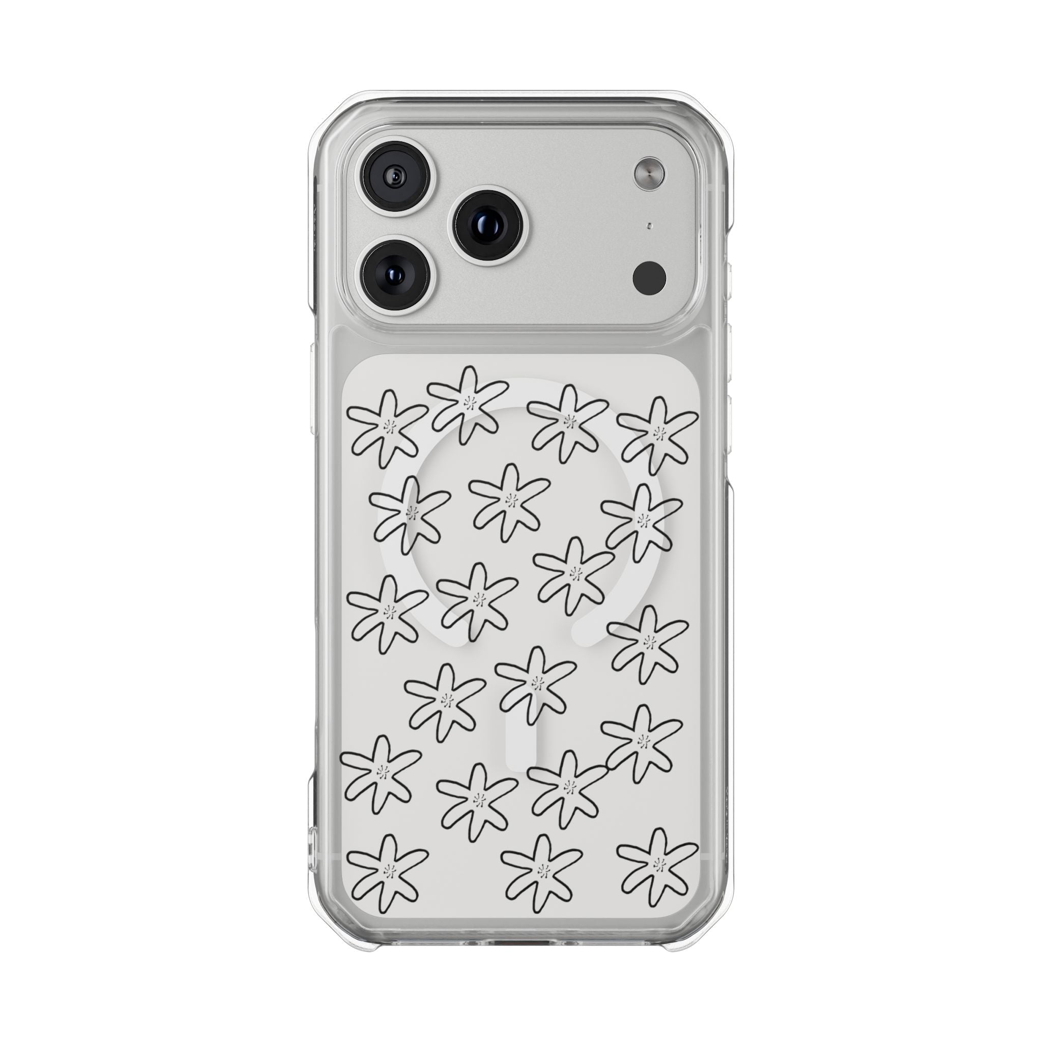 Lilie- Clear Magnetic Phone Case with Magsafe Ring — Slim Protective iPhone Cover
