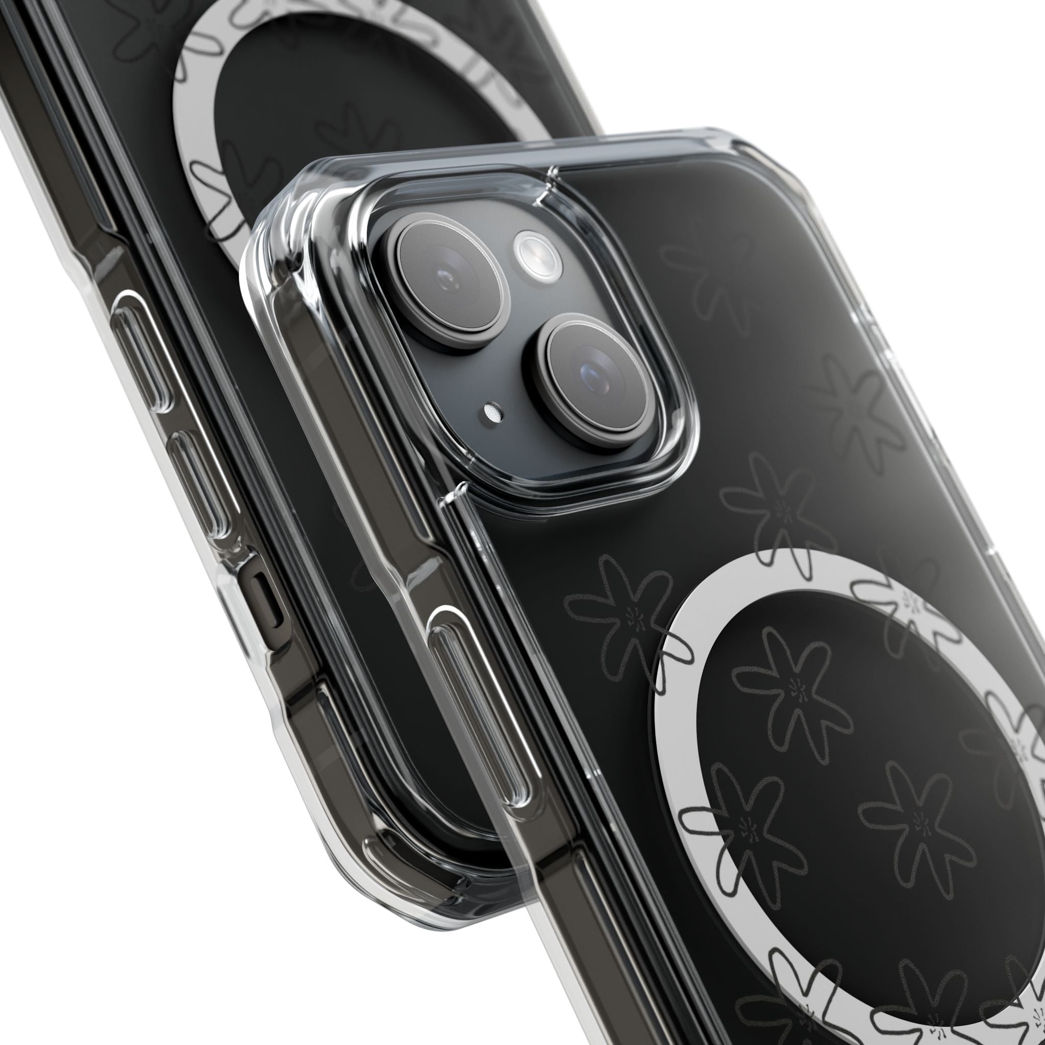 Lilie- Clear Magnetic Phone Case with Magsafe Ring — Slim Protective iPhone Cover