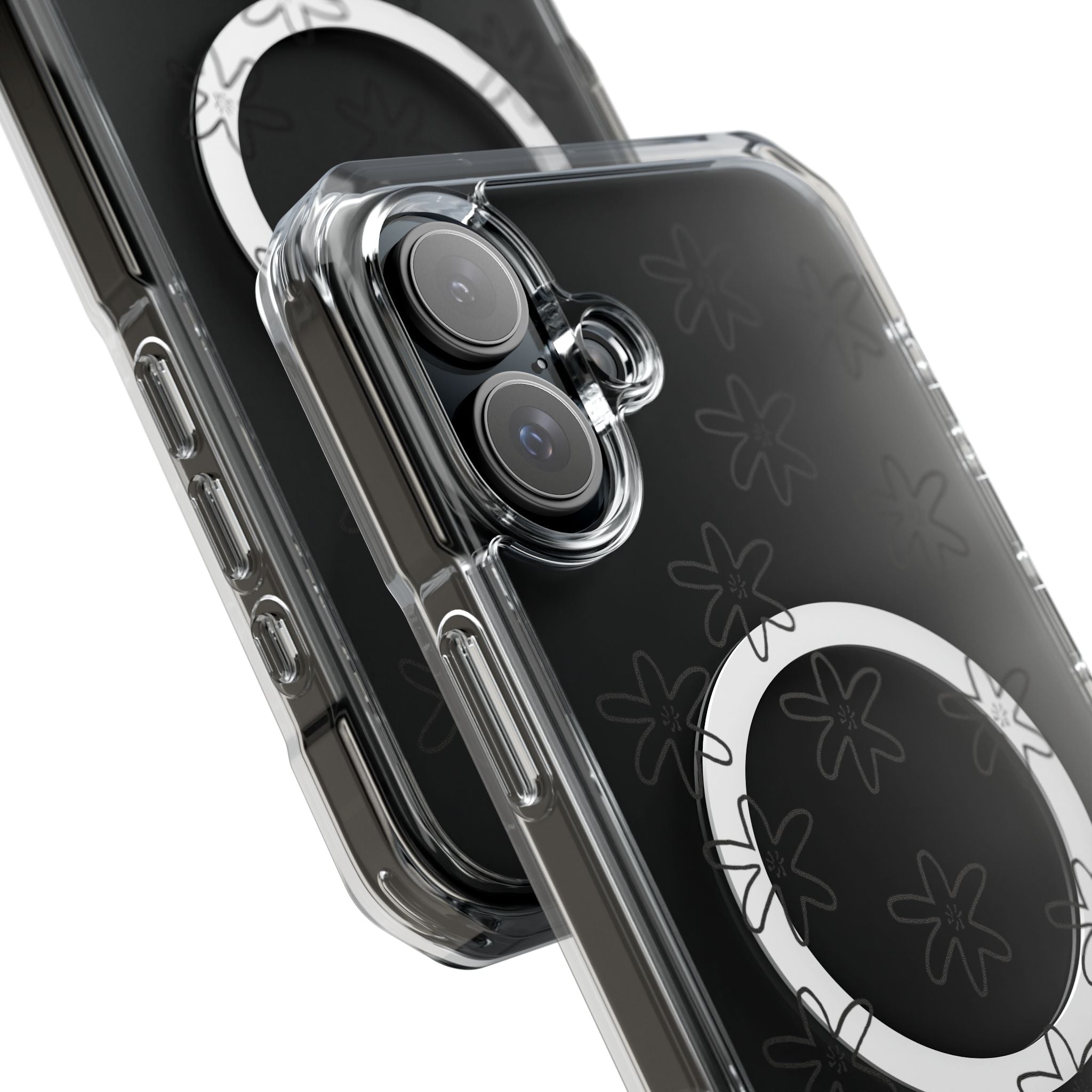 Lilie- Clear Magnetic Phone Case with Magsafe Ring — Slim Protective iPhone Cover