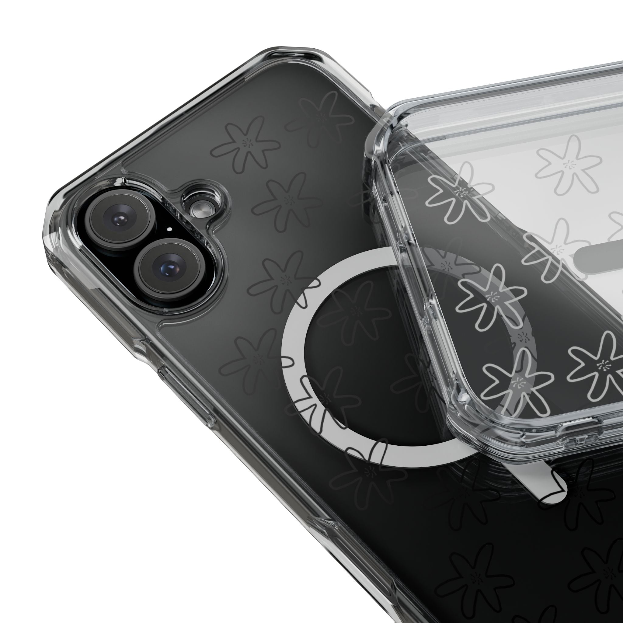 Lilie- Clear Magnetic Phone Case with Magsafe Ring — Slim Protective iPhone Cover