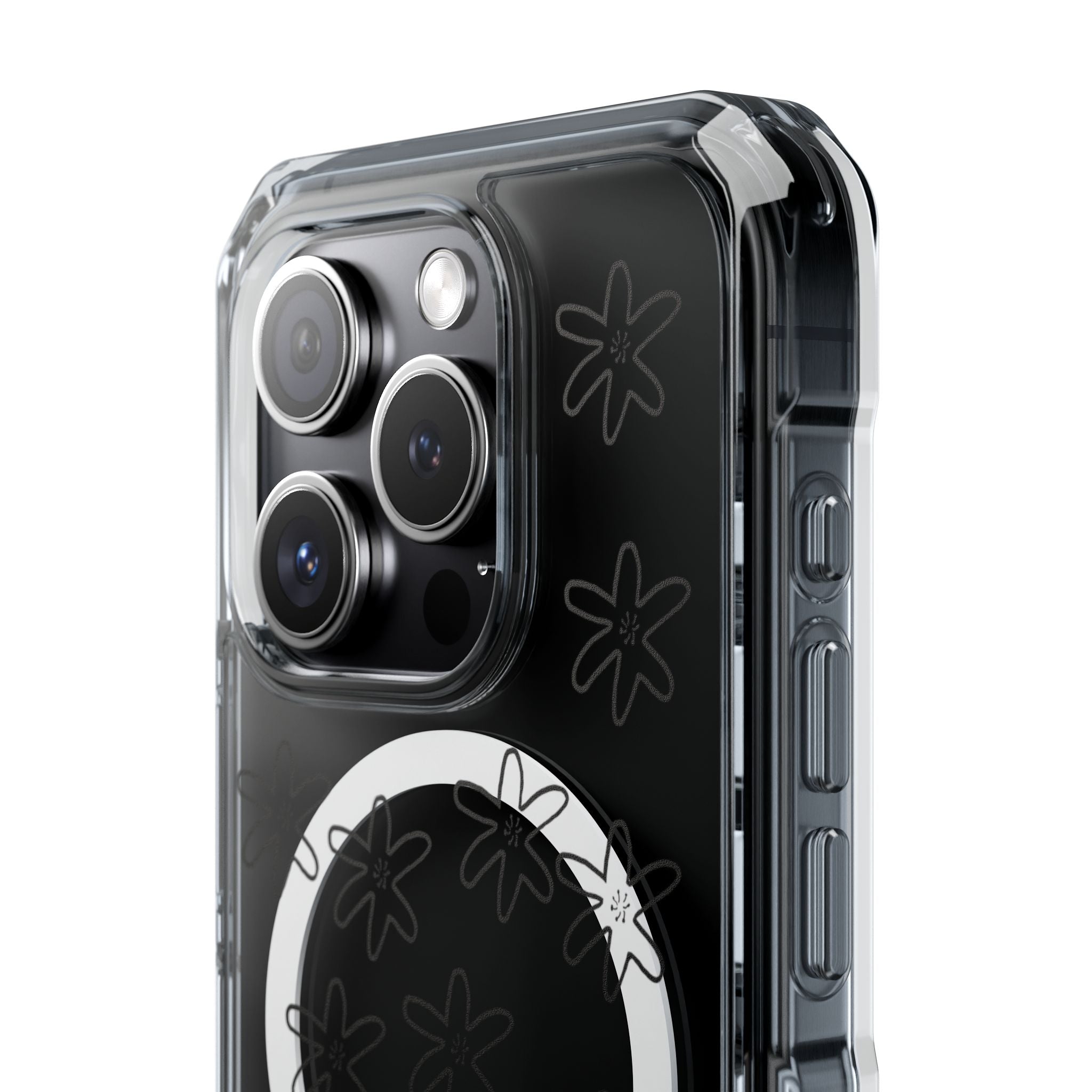 Lilie- Clear Magnetic Phone Case with Magsafe Ring — Slim Protective iPhone Cover