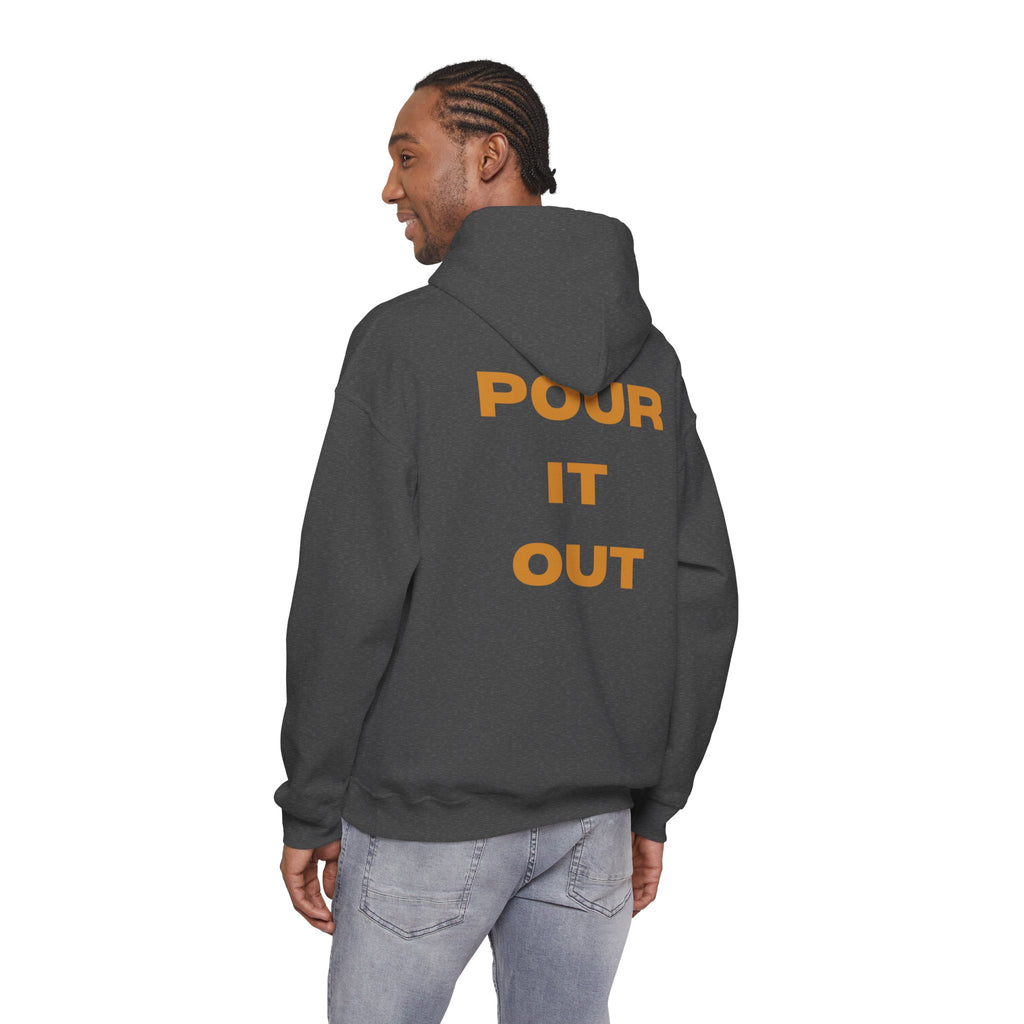 Pour It Out Hoodie Alabaster Box Logo Sweatshirt