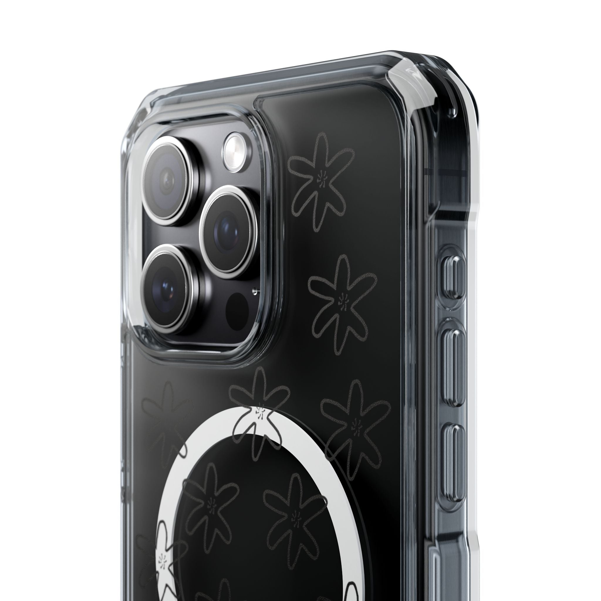 Lilie- Clear Magnetic Phone Case with Magsafe Ring — Slim Protective iPhone Cover