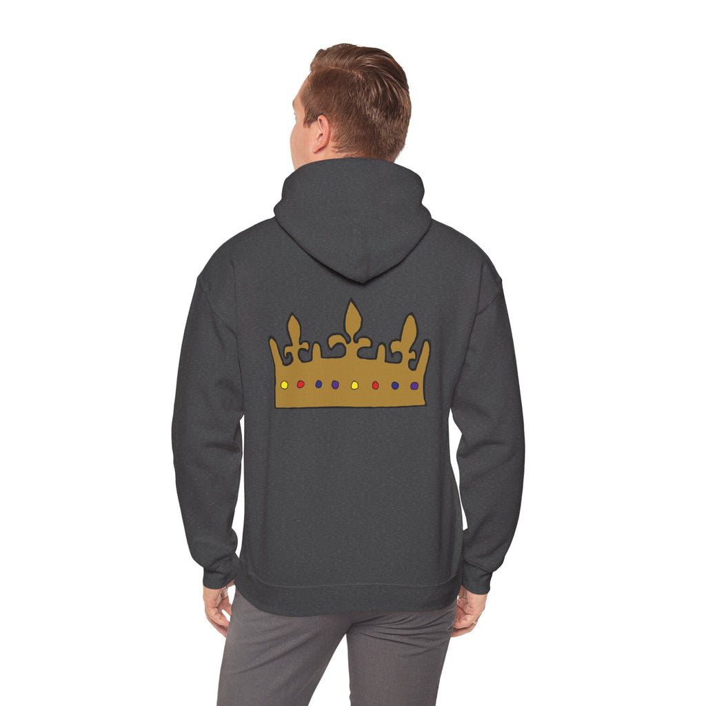 Enough Hoodie with Crown Back Graphic