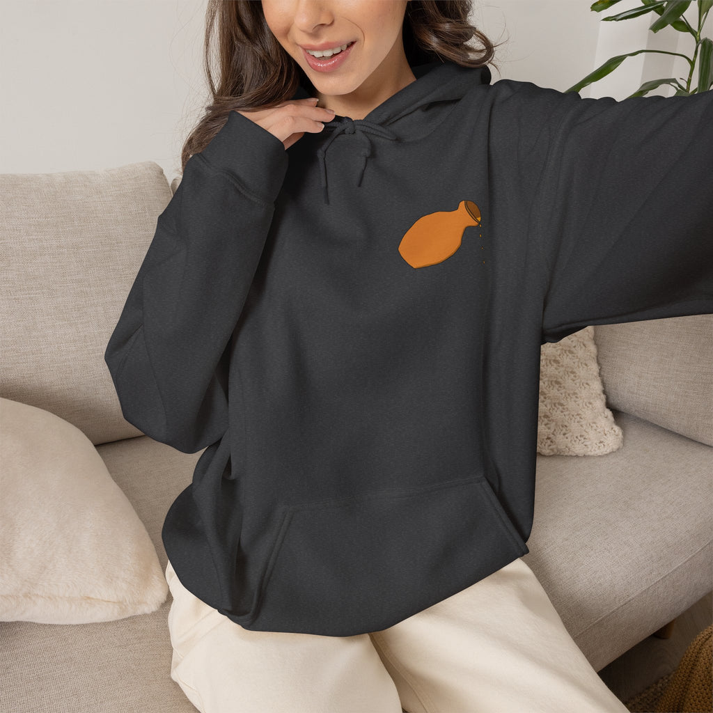 Pour It Out Hoodie Alabaster Box Logo Sweatshirt