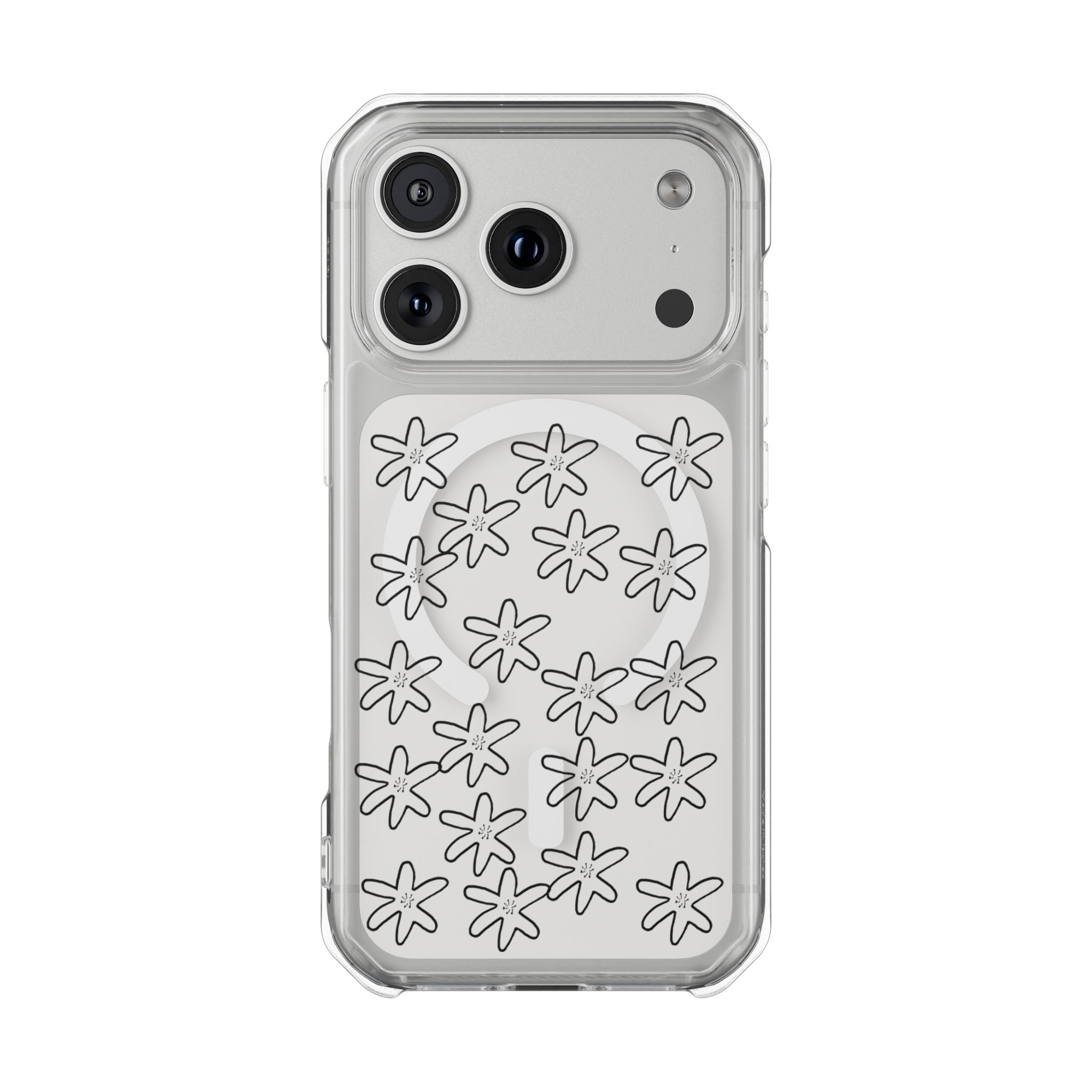 Lilie- Clear Magnetic Phone Case with Magsafe Ring — Slim Protective iPhone Cover