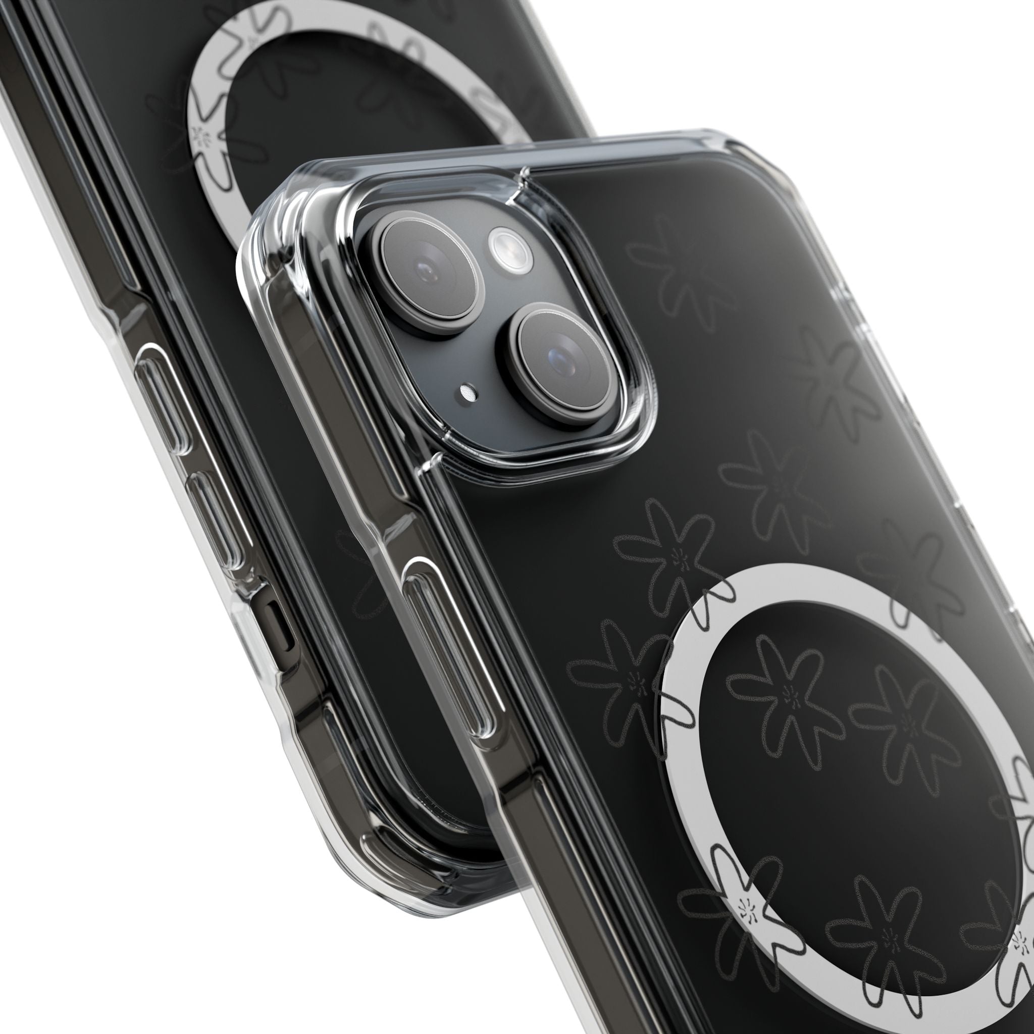Lilie- Clear Magnetic Phone Case with Magsafe Ring — Slim Protective iPhone Cover