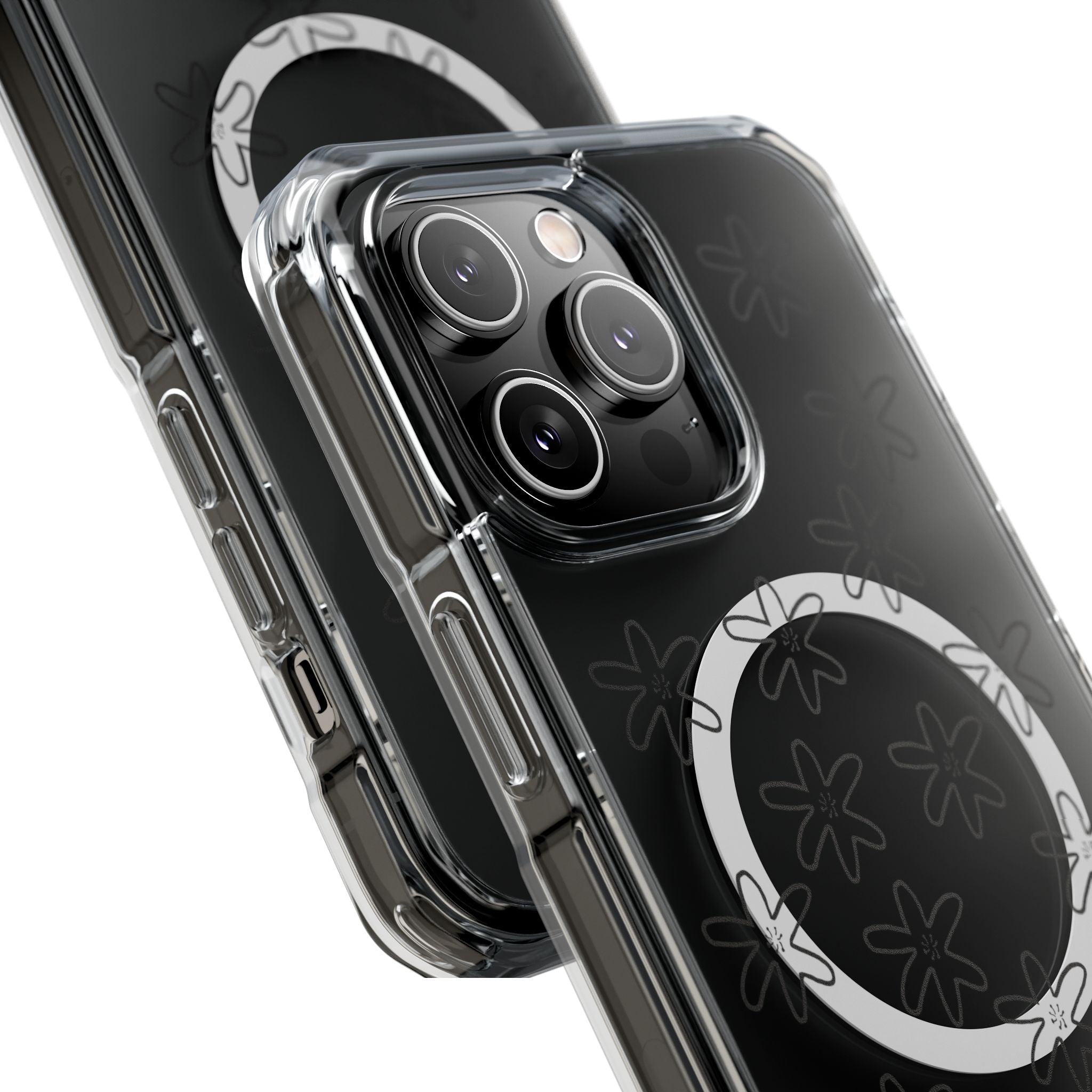 Lilie- Clear Magnetic Phone Case with Magsafe Ring — Slim Protective iPhone Cover